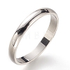 Non-Tarnish 304 Stainless Steel Plain Band Rings RJEW-B0006-7-03P-2