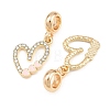 Alloy Enamel European Dangle Charms AL-CBAC2D3-16G-2