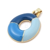 Alloy Enamel Pendants ENAM-S023-01G-O-3