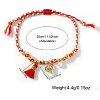 Pride Month Alloy Heart Charm Bracelets YY7958-1-3