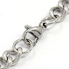 304 Stainless Steel Curb Chain/Twisted Chain Bracelets STAS-A028-B143-3