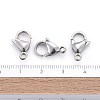 304 Stainless Steel Lobster Claw Clasps X-STAS-F182-01P-A-5