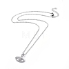 304 Stainless Steel Chain Necklaces NJEW-G335-16P-1