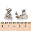 304 Stainless Steel Stud Earrings EJEW-M073-02P-3