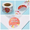 3 Roll 3 Style Self Adhesive Paper Stickers DIY-SZ0003-07-5