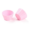 Mini Plastic Simulated Egg Tart Cup DJEW-C005-02C-2