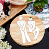 3D Plastic Self-Adhesive Man & Woman Pattern Mirror WC Sign DIY-WH0308-145C-5