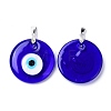 Handmade Evil Eye Lampwork Pendants LAMP-C001-02D-2