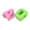 Opaque Acrylic European Beads AC-CBAE09B-05-2
