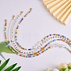 4Pcs 4 Style Natural Pearl & Glass Seed Beaded Necklaces Set with Evil Eye for Women NJEW-SW00013-5