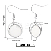 20Pcs 304 Stainless Steel Earring Hooks STAS-SC0003-87-2