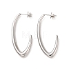 Non-Tarnish 304 Stainless Steel Stud Earrings for Women EJEW-L272-019P-1