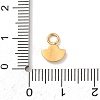 304 Stainless Steel Pendant Rhinestone Settings STAS-T026-02G-3