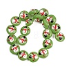 Christmas Handmade Lampwork Enamel Beads LAMP-C020-03H-1