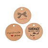 100Pcs Paper Word Printed Gift Tags CDIS-H007-03A-1