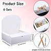 Folding Paper Gift Boxes with Ribbon CON-WH20001-11D-01-2