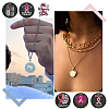 6Pcs 6 Style Breast Cancer Pink Awareness Ribbon Style 201 Stainless Steel Pendants STAS-CA0001-91-5