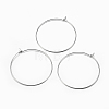 316 Surgical Stainless Steel Hoop Earrings Findings STAS-F149-32P-D-1