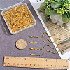100Pcs Steel Ball Chains for Price Tag Chains FIND-SP0002-58G-3