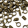 50Pcs Tibetan Style Alloy Tube Bails TIBE-TAD0001-01AB-2
