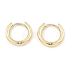 Brass Huggie Hoop Earrings EJEW-I289-26KCG-1