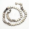 Electroplate Non-magnetic Synthetic Hematite Bead Strands G-F300-24D-06-2
