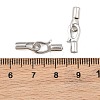 Brass Fold Over Clasps KK-CBA7392-01P-3