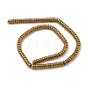 Electroplated Synthetic Non-magnetic Hematite Beads Strands G-K361-A04-03-2