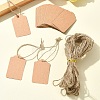 Kraft Paper Gift Tags AJEW-FS0001-15-7