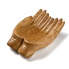 Wooden Hand Jewelry Plate DJEW-NH0001-02-3