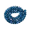 Electroplate Glass Beads Strands LS-EGLA-A044-T8mm-L27-3