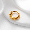 316L Surgical Stainless Steel Round Ball Beaded Hoop Nose Rings WG01142-05-1