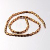 Electroplate Non-magnetic Synthetic Hematite Bead Strands G-F300-01B-08-2