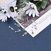 Tibetan Style Alloy Key Pendants TIBEP-X0001-02-AS-8