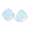 Transparent Spray Paint Glass Beads GLAA-H035-01E-2
