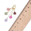 Natural Multicolor Tourmaline Dangling Pendants PALLOY-JF05184-5