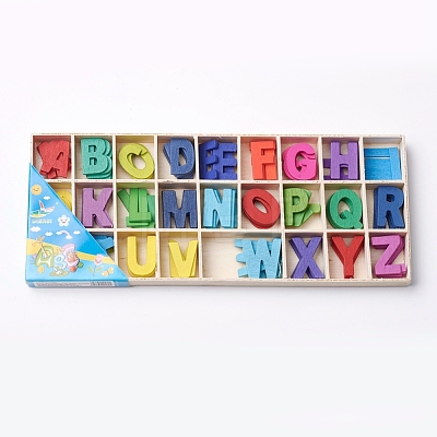 Wooden Craft Letters Set AJEW-WH0021-82A-1