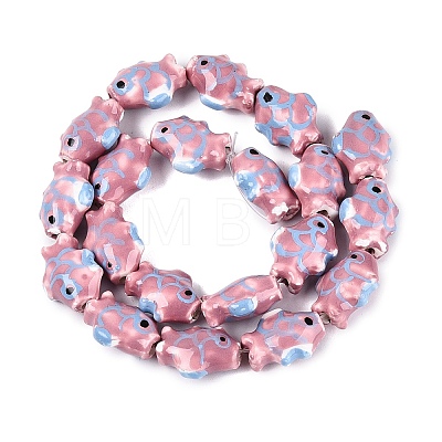 Handmade Porcelain Beads PORC-Q007-09G-1
