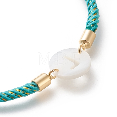 Adjustable Nylon Cord Slider Bracelets BJEW-L674-001G-1