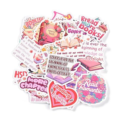 50Pcs Word Paper Self-Adhesive Picture Stickers STIC-C010-14-1