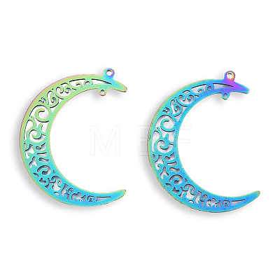 Ion Plating(IP) 201 Stainless Steel Pendants X-STAS-N098-111M-1