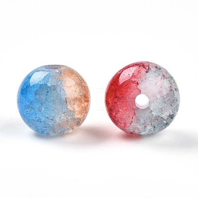 Baking Paint Imiation Jade Glass Beads X1-DGLA-S115-10mm-MY-1