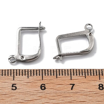 304 Stainless Steel Hoop Earring Findings STAS-E194-26P-01-1