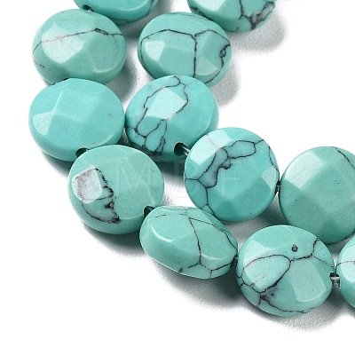 Synthetic Turquoise Beads Strands G-K357-B07-01-1