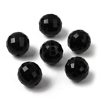 Colorful Acrylic Beads PAB1550Y-6-1