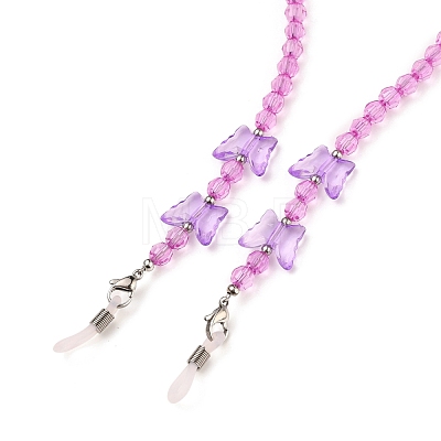 Butterfly Design Eyeglass Chains for Women AJEW-EH00255-03-1
