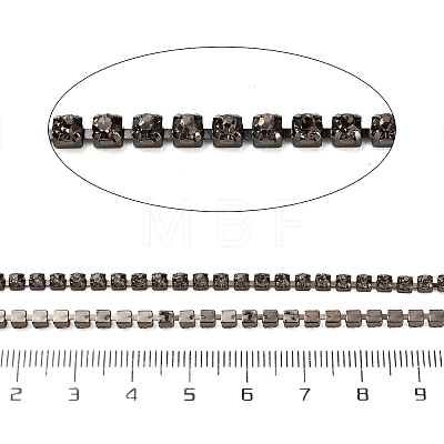 Iron Rhinestone Cup Chains CH-A008-01I-1