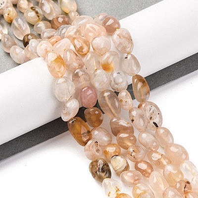 Natural Cherry Blossom Agate Beads Strands G-G146-A31-01-1