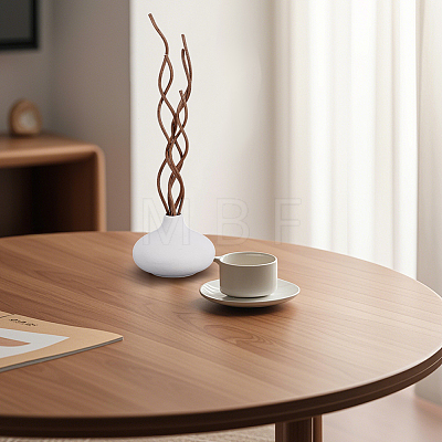 2Pcs Spherical Porcelain Vase for Desktop Decor AJEW-GA0010-92-1