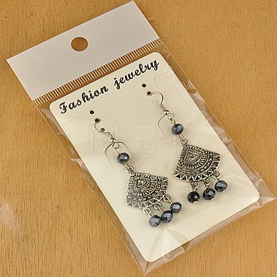 Tibetan Style Chandelier Earrings EJEW-JE00538-1